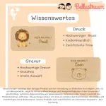Personalisierte Frühstücksbrettchen für Kinder – Aquarell Fuchs Einzigartige Geschenkideen mit Liebe zum Detail!