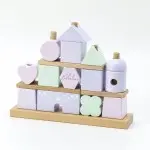 Taufgeschenk für Mädchen: Steckspielhaus aus hochwertigem Holz