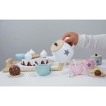 JaBaDaBaDo T257 ✔️ Kinder Holz Tee-Set pastell | Holzspielzeug Spielküchen-Zubehör für Kinder