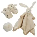 Teddykompaniet Diinglisar Baby Geschenkset Hase mit Schuhe, Ball, Schmusetuch