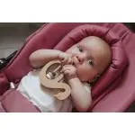 Babywippe Babyschaukel Bouncer Schwan Ivy | Rosa | Tryco