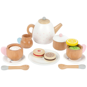 Holz Küchenzubehör Tee-Set weiß | small foot