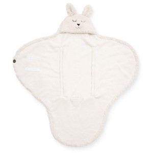 Baby Wickeldecke - Bunny off-white / weiß | Jollein