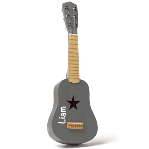 Holzspielzeug Gitarre grau | Kids Concept | Personalisiert