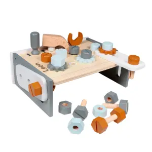 Holzspielzeug Werkbank Tisch | Tryco | Gelasert personalisiert